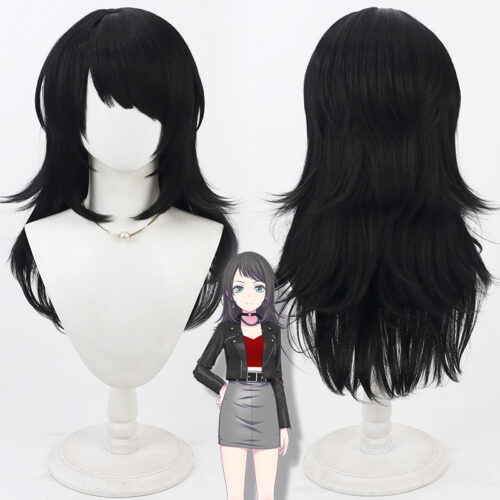 Cosplay Wig Compatible with BanG Dream! Yahata Umiri Character Wig Halloween props Suitable for role-playing Heat Resistant Stylable Multiple Bright Colors Gift for Comic Exhibition Enthusiasts Holiday