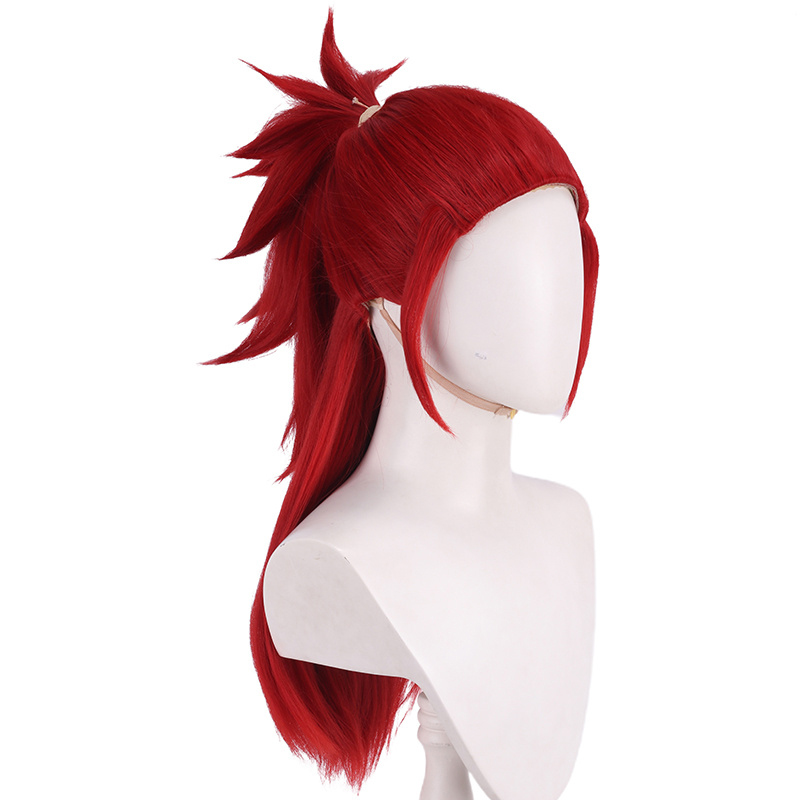 Cosplay Wig Compatible with BLEACH Abarai Renji Character Wig Halloween props Suitable for role-playing Heat Resistant Stylable Multiple Bright Colors Gift for Comic Exhibition Enthusiasts Holiday - Image 5