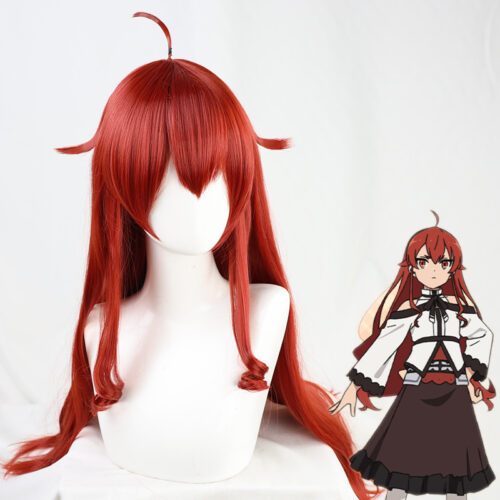Cosplay Wig Compatible with Mushoku Tensei:Jobless Reincarnation Eris Greyrat Character Wig Halloween props Suitable for role-playing Heat Resistant Stylable Multiple Bright Colors Gift for Comic Exhibition Enthusiasts Holiday