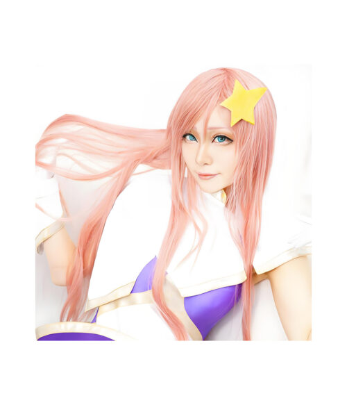 Cosplay Wig Mobile Suit Meer Campbell Character Wig Halloween props Suitable for role-playing Heat Resistant Stylable Multiple Bright Colors Gift for Comic Exhibition Enthusiasts Holiday