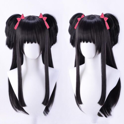 Cosplay Wig THE IDOLM@STER SHINY COLORS Mayuzumi Fuyuko Character Wig Halloween props Suitable for role-playing Heat Resistant Stylable Multiple Bright Colors Gift for Comic Exhibition Enthusiasts Holiday