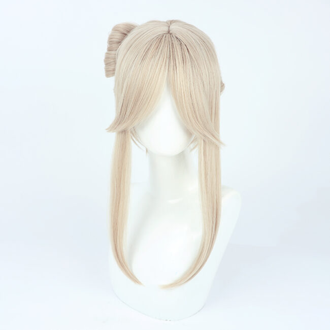Cosplay Wig Genshin impact Ningguang Character Wig Halloween props Suitable for role-playing Heat Resistant Stylable Multiple Bright Colors Gift for Comic Exhibition Enthusiasts Holiday - Image 5