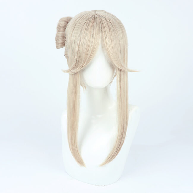 Cosplay Wig Genshin impact Ningguang Character Wig Halloween props Suitable for role-playing Heat Resistant Stylable Multiple Bright Colors Gift for Comic Exhibition Enthusiasts Holiday - Image 2