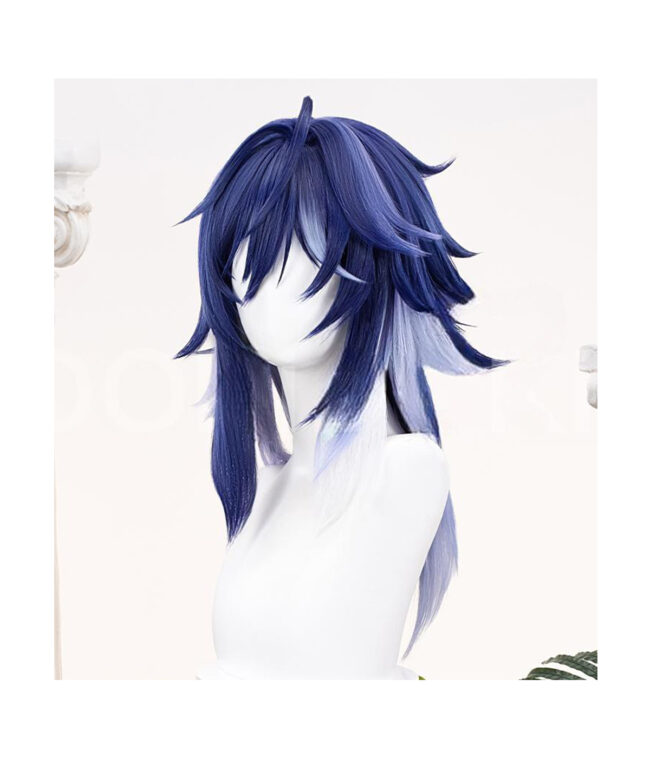 Cosplay Wig Genshin impact Ororon Character Wig Halloween props Suitable for role-playing Heat Resistant Stylable Multiple Bright Colors Gift for Comic Exhibition Enthusiasts Holiday - Image 2