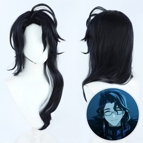 Cosplay Wig Genshin impact Pantalone Character Wig Halloween props Suitable for role-playing Heat Resistant Stylable Multiple Bright Colors Gift for Comic Exhibition Enthusiasts Holiday