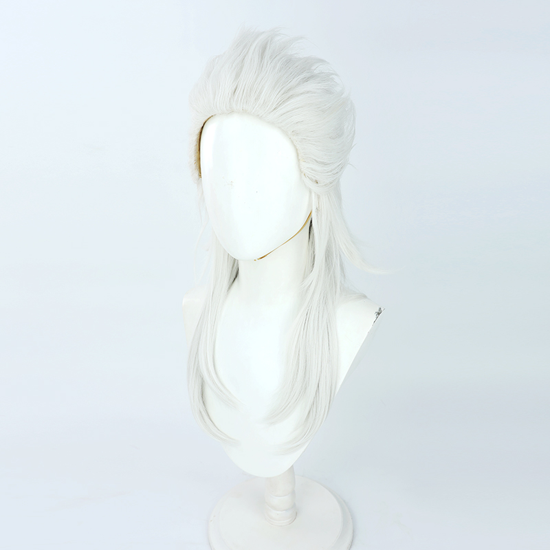 Cosplay Wig Genshin impact Pierro Character Wig Halloween props Suitable for role-playing Heat Resistant Stylable Multiple Bright Colors Gift for Comic Exhibition Enthusiasts Holiday - Image 2