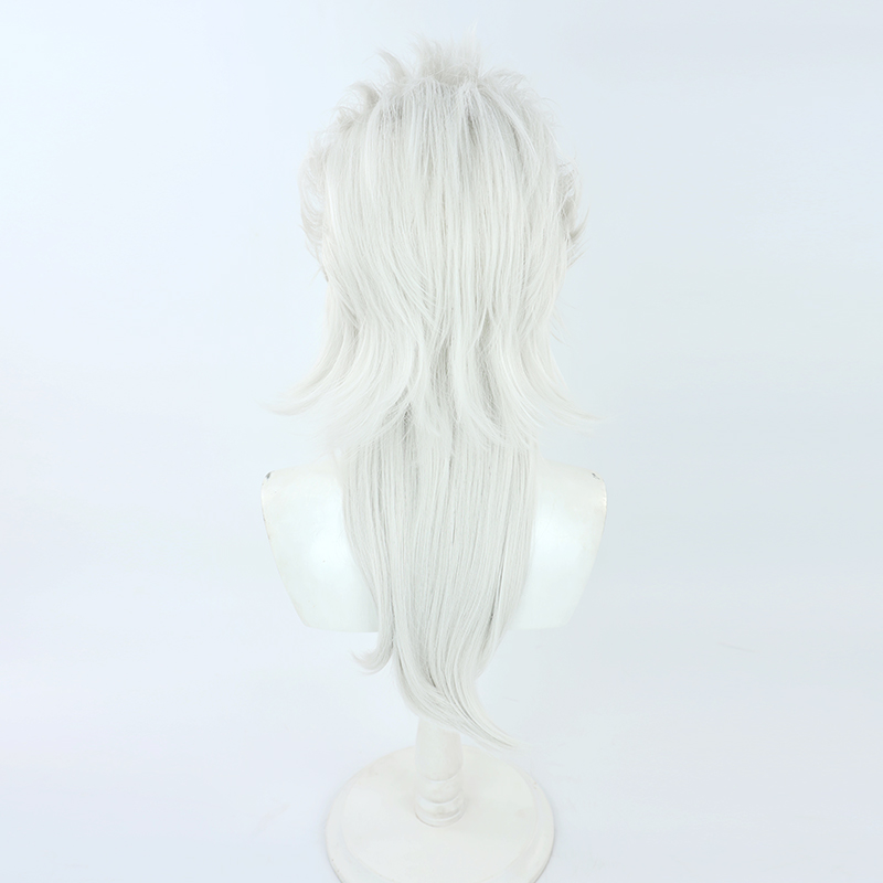 Cosplay Wig Genshin impact Pierro Character Wig Halloween props Suitable for role-playing Heat Resistant Stylable Multiple Bright Colors Gift for Comic Exhibition Enthusiasts Holiday - Image 3