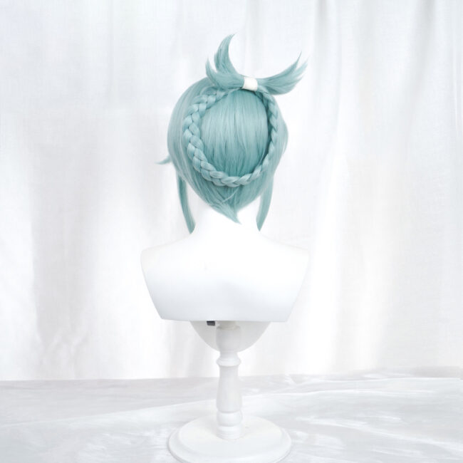 Cosplay Wig Genshin impact Madame Ping Character Wig Halloween props Suitable for role-playing Heat Resistant Stylable Multiple Bright Colors Gift for Comic Exhibition Enthusiasts Holiday - Image 4