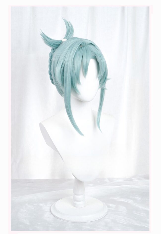 Cosplay Wig Genshin impact Madame Ping Character Wig Halloween props Suitable for role-playing Heat Resistant Stylable Multiple Bright Colors Gift for Comic Exhibition Enthusiasts Holiday - Image 5