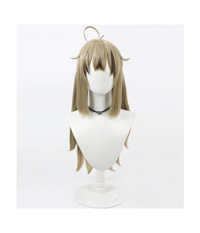 Cosplay Wig Genshin impact Kirara Character Wig Halloween props Suitable for role-playing Heat Resistant Stylable Multiple Bright Colors Gift for Comic Exhibition Enthusiasts Holiday