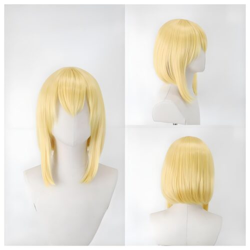 Cosplay Wig Mobile Suit Stellar Loussier Character Wig Halloween props Suitable for role-playing Heat Resistant Stylable Multiple Bright Colors Gift for Comic Exhibition Enthusiasts Holiday