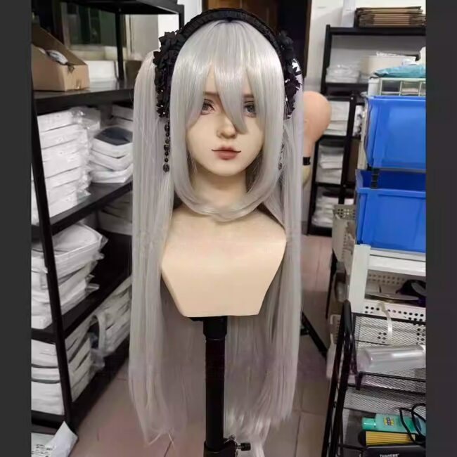 Cosplay Wig Compatible with Azur Lane USS Halford Character Wig Suitable for role-playing Heat Resistant Stylable Multiple Bright Colors Gift for Comic Exhibition Enthusiasts Holiday - Image 2