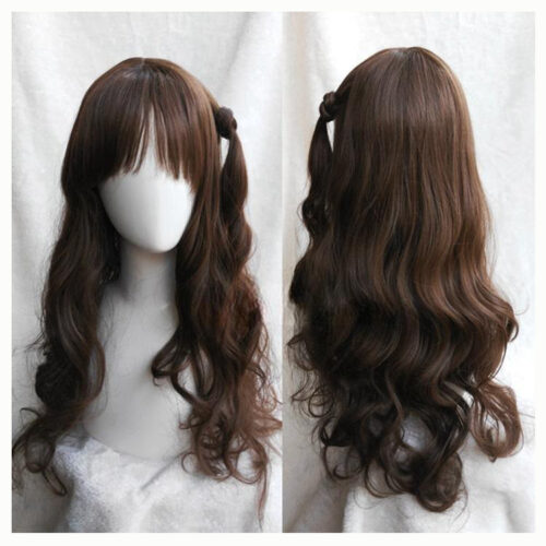 Cosplay Wig THE IDOLM@STER SHINY COLORS Shimamura Uzuki Character Wig Halloween props Suitable for role-playing Heat Resistant Stylable Multiple Bright Colors Gift for Comic Exhibition Enthusiasts Holiday
