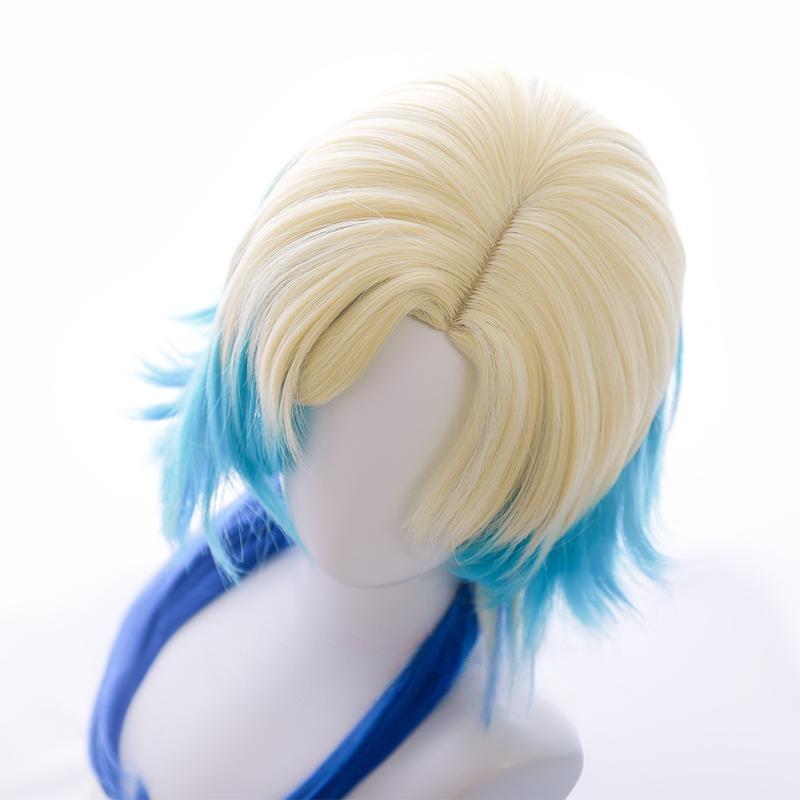 Cosplay Wig BLUE LOCK Michael Kaiser Character Wig Halloween props Suitable for role-playing Heat Resistant Stylable Multiple Bright Colors Gift for Comic Exhibition Enthusiasts Holiday - Image 2