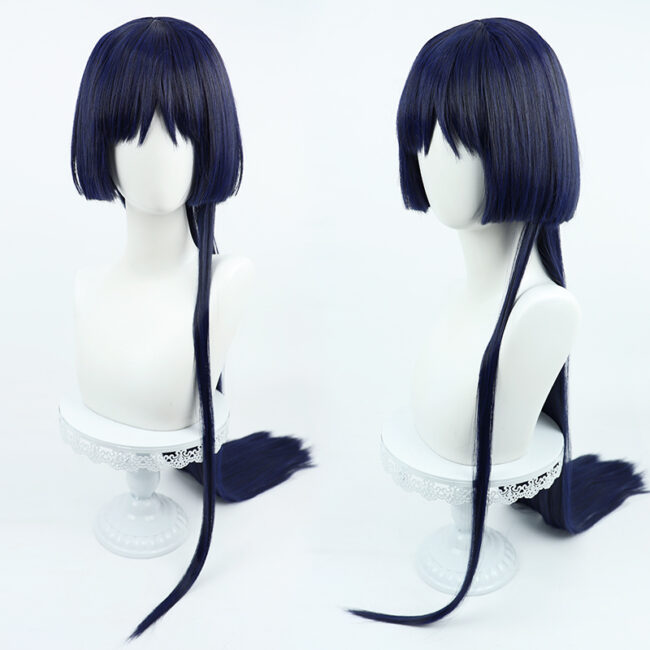 Cosplay Wig Genshin impact Kunikuzushi→Wanderer Character Wig Halloween props Suitable for role-playing Heat Resistant Stylable Multiple Bright Colors Gift for Comic Exhibition Enthusiasts Holiday - Image 2