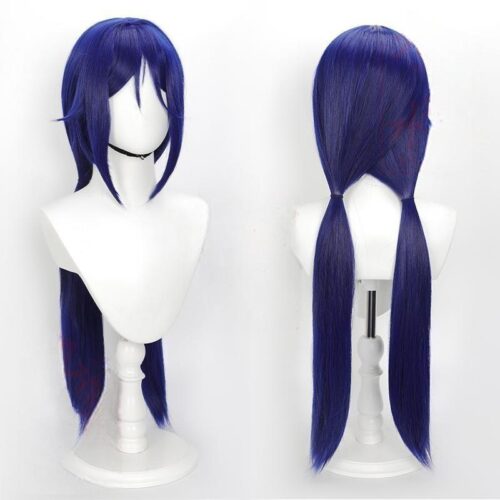 Cosplay Wig Compatible with IMSCARED Crazy MiSide Character Wig Halloween props Suitable for role-playing Heat Resistant Stylable Multiple Bright Colors Gift for Comic Exhibition Enthusiasts Holiday