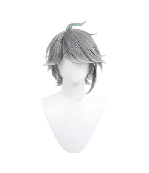 Cosplay Wig Genshin impact Alhaitham Character Wig Halloween props Suitable for role-playing Heat Resistant Stylable Multiple Bright Colors Gift for Comic Exhibition Enthusiasts Holiday
