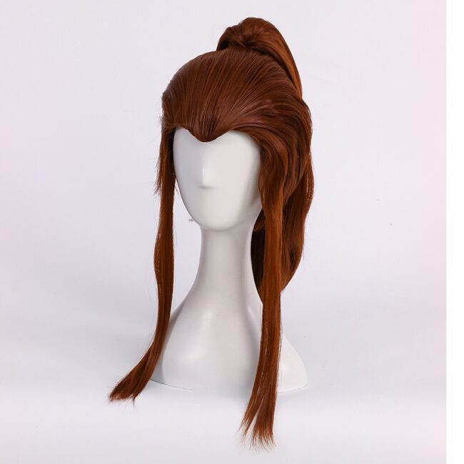 Cosplay Wig Compatible with Overwatch Brigitte Character Wig Halloween props Suitable for role-playing Heat Resistant Stylable Multiple Bright Colors Gift for Comic Exhibition Enthusiasts Holiday - Image 5