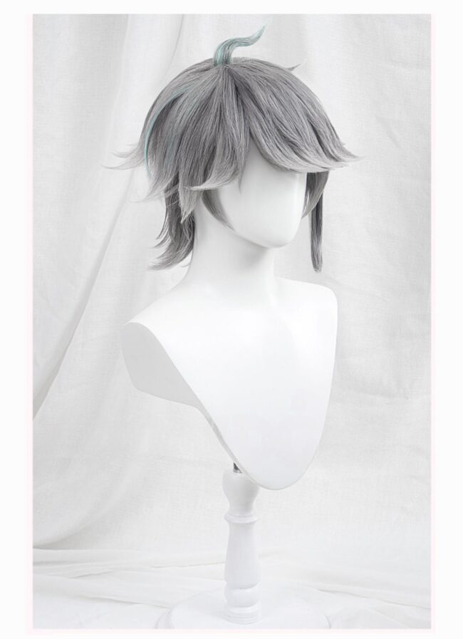 Cosplay Wig Genshin impact Alhaitham Character Wig Halloween props Suitable for role-playing Heat Resistant Stylable Multiple Bright Colors Gift for Comic Exhibition Enthusiasts Holiday - Image 5