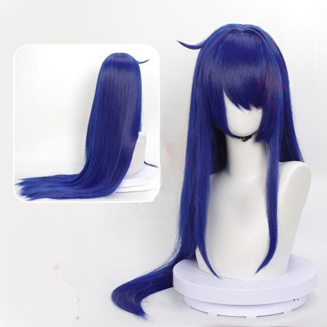 Cosplay Wig Compatible with IMSCARED Kind MiSide Character Wig Halloween props Suitable for role-playing Heat Resistant Stylable Multiple Bright Colors Gift for Comic Exhibition Enthusiasts Holiday