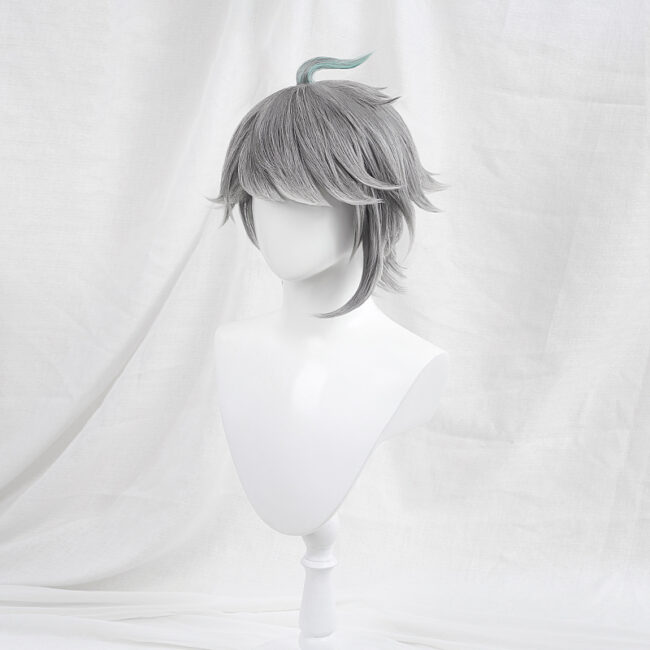 Cosplay Wig Genshin impact Alhaitham Character Wig Halloween props Suitable for role-playing Heat Resistant Stylable Multiple Bright Colors Gift for Comic Exhibition Enthusiasts Holiday - Image 3