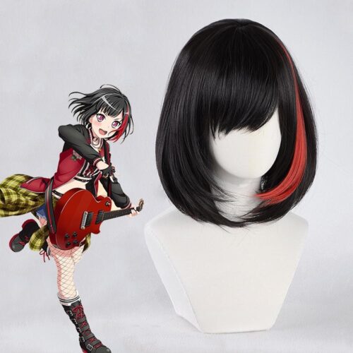 Cosplay Wig Compatible with BanG Dream! Mitake Ran Chisato Character Wig Halloween props Suitable for role-playing Heat Resistant Stylable Multiple Bright Colors Gift for Comic Exhibition Enthusiasts Holiday