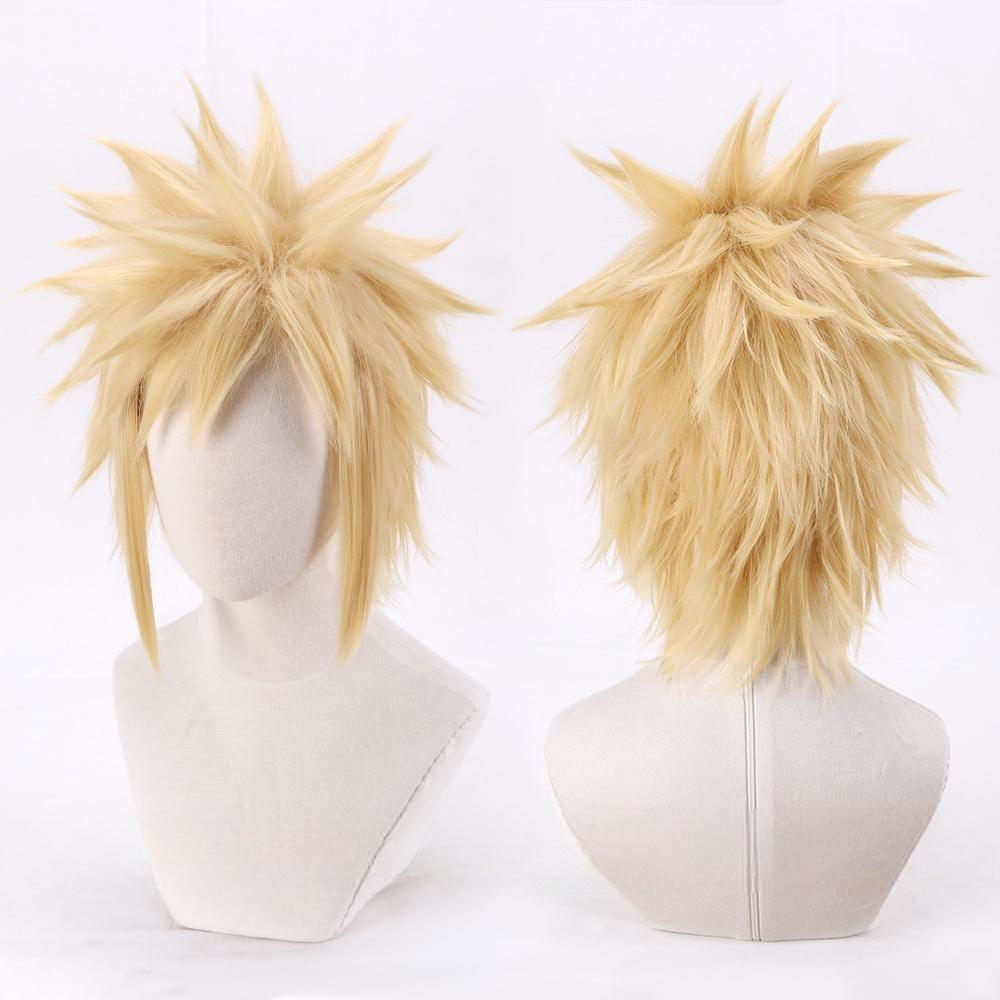 Cosplay Wig Final Fantasy Cloud Strife Character Wig Halloween props Suitable for role-playing Heat Resistant Stylable Multiple Bright Colors Gift for Comic Exhibition Enthusiasts Holiday - Image 3