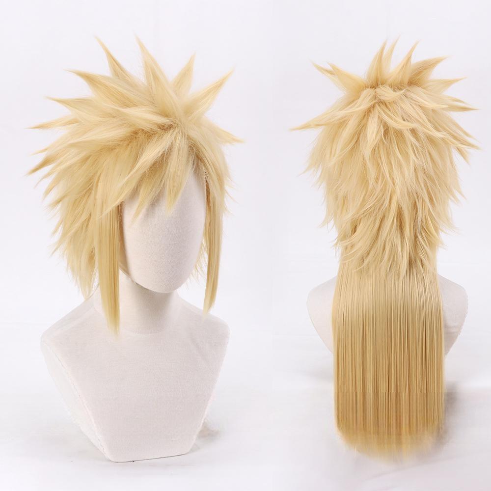 Cosplay Wig Final Fantasy Cloud Strife Character Wig Halloween props Suitable for role-playing Heat Resistant Stylable Multiple Bright Colors Gift for Comic Exhibition Enthusiasts Holiday - Image 4