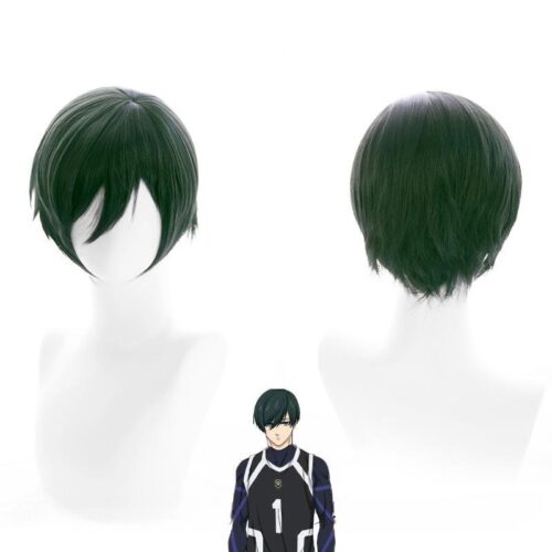 Cosplay Wig BLUE LOCK Rin Itoshi Character Wig Halloween props Suitable for role-playing Heat Resistant Stylable Multiple Bright Colors Gift for Comic Exhibition Enthusiasts Holiday