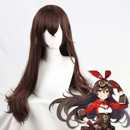 Cosplay Wig Genshin impact Amber Character Wig Halloween props Suitable for role-playing Heat Resistant Stylable Multiple Bright Colors Gift for Comic Exhibition Enthusiasts Holiday