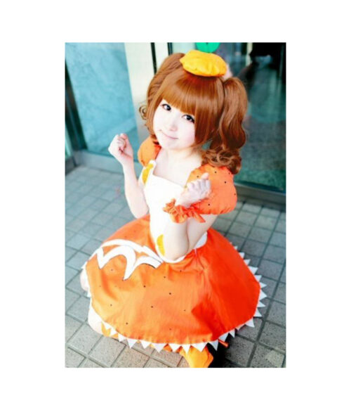 Cosplay Wig THE IDOLM@STER SHINY COLORS Takatsuki Yayoi Character Wig Halloween props Suitable for role-playing Heat Resistant Stylable Multiple Bright Colors Gift for Comic Exhibition Enthusiasts Holiday