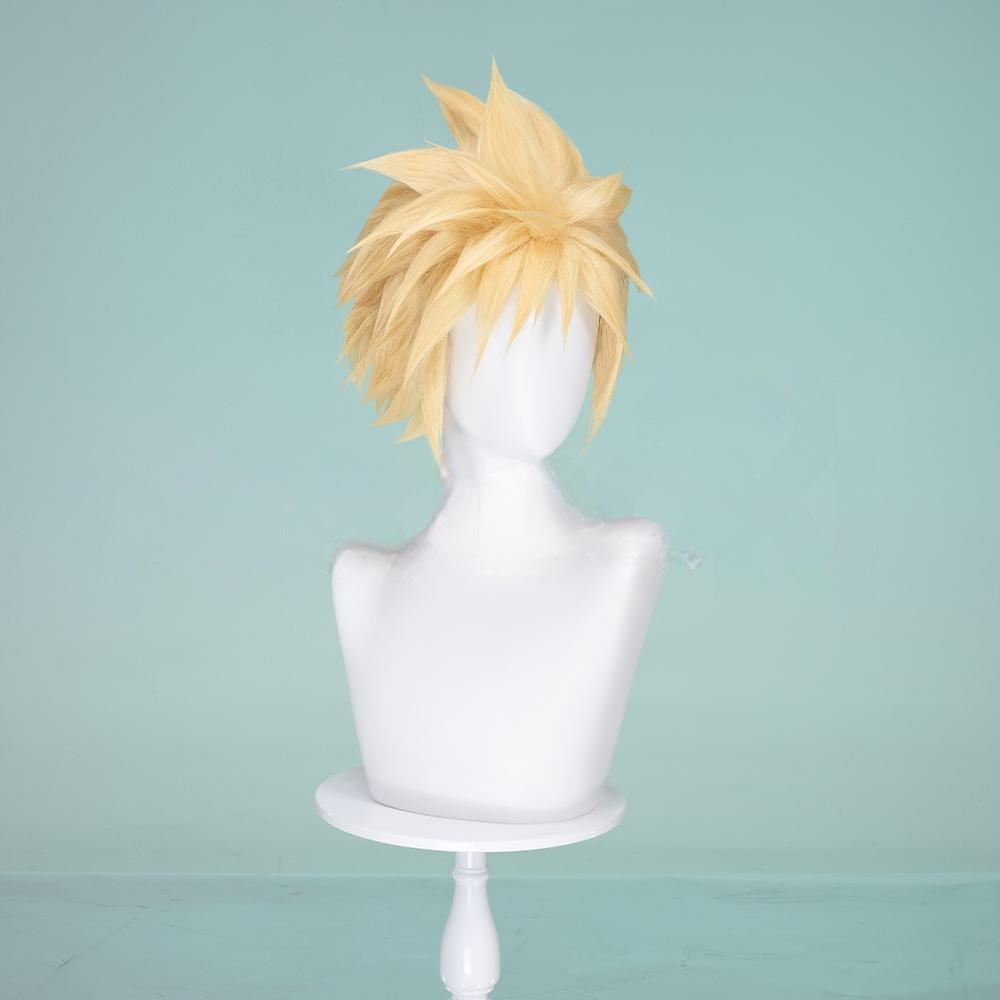 Cosplay Wig Final Fantasy Cloud Strife Character Wig Halloween props Suitable for role-playing Heat Resistant Stylable Multiple Bright Colors Gift for Comic Exhibition Enthusiasts Holiday - Image 2