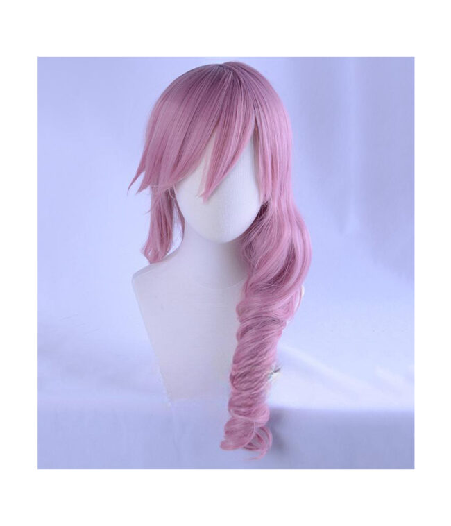 Cosplay Wig Final Fantasy Eclair Farron Character Wig Halloween props Suitable for role-playing Heat Resistant Stylable Multiple Bright Colors Gift for Comic Exhibition Enthusiasts Holiday