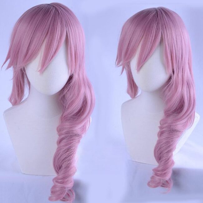 Cosplay Wig Final Fantasy Eclair Farron Character Wig Halloween props Suitable for role-playing Heat Resistant Stylable Multiple Bright Colors Gift for Comic Exhibition Enthusiasts Holiday - Image 3