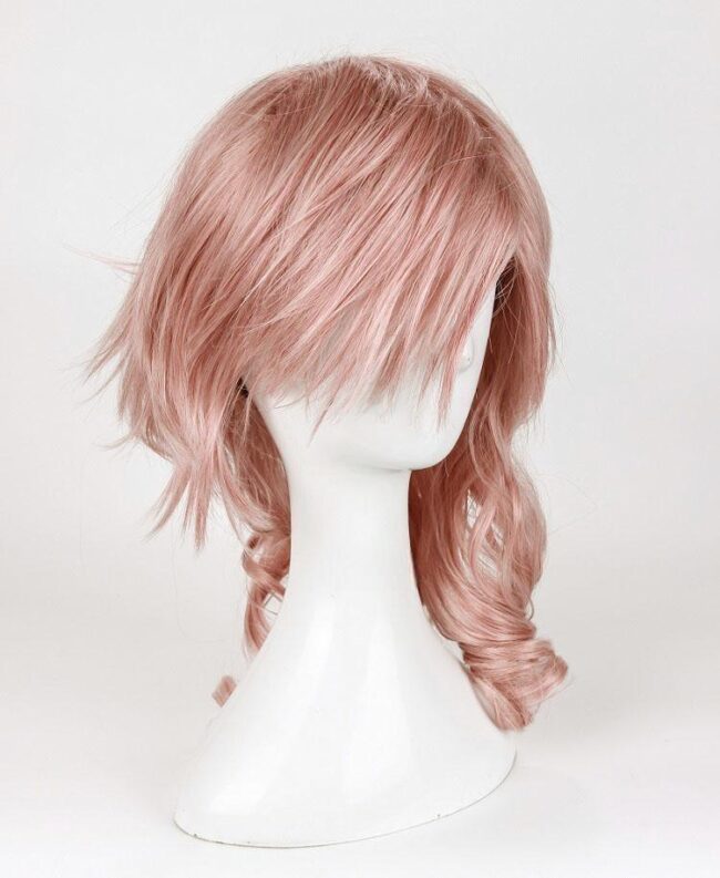 Cosplay Wig Final Fantasy Eclair Farron Character Wig Halloween props Suitable for role-playing Heat Resistant Stylable Multiple Bright Colors Gift for Comic Exhibition Enthusiasts Holiday - Image 3