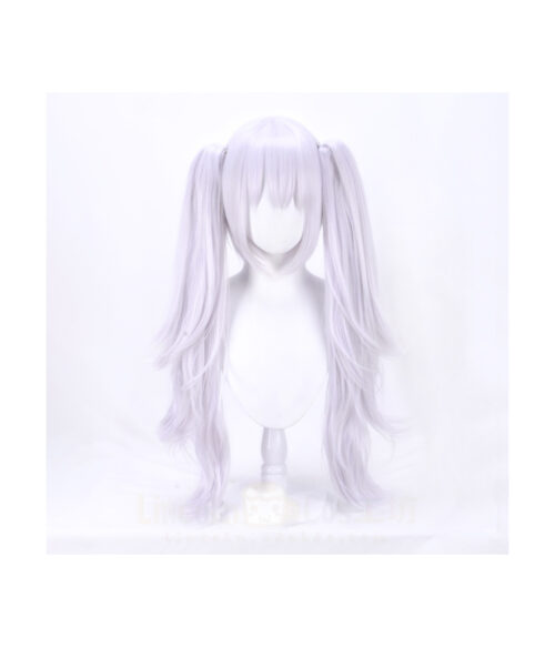 Cosplay Wig Compatible with Azur Lane USS Laffey Character Wig Suitable for role-playing Heat Resistant Stylable Multiple Bright Colors Gift for Comic Exhibition Enthusiasts Holiday