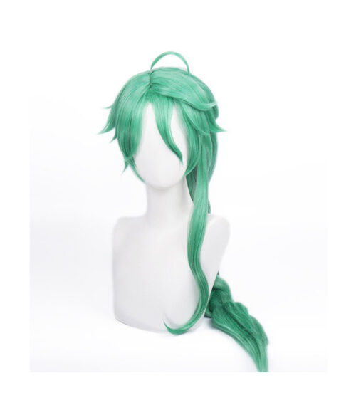 Cosplay Wig Genshin impact Baizhu Character Wig Halloween props Suitable for role-playing Heat Resistant Stylable Multiple Bright Colors Gift for Comic Exhibition Enthusiasts Holiday
