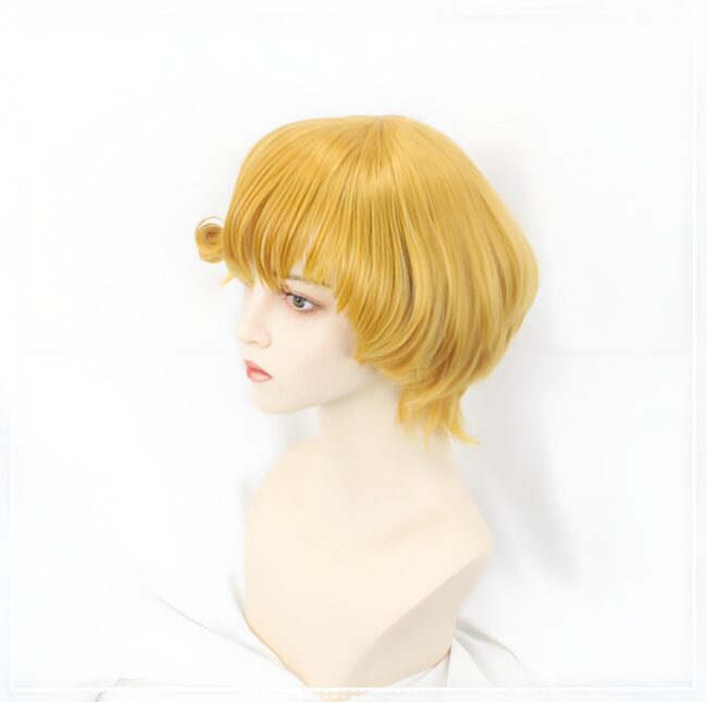 Cosplay Wig Mobile Suit Mineva Lao Zabi Character Wig Halloween props Suitable for role-playing Heat Resistant Stylable Multiple Bright Colors Gift for Comic Exhibition Enthusiasts Holiday - Image 3