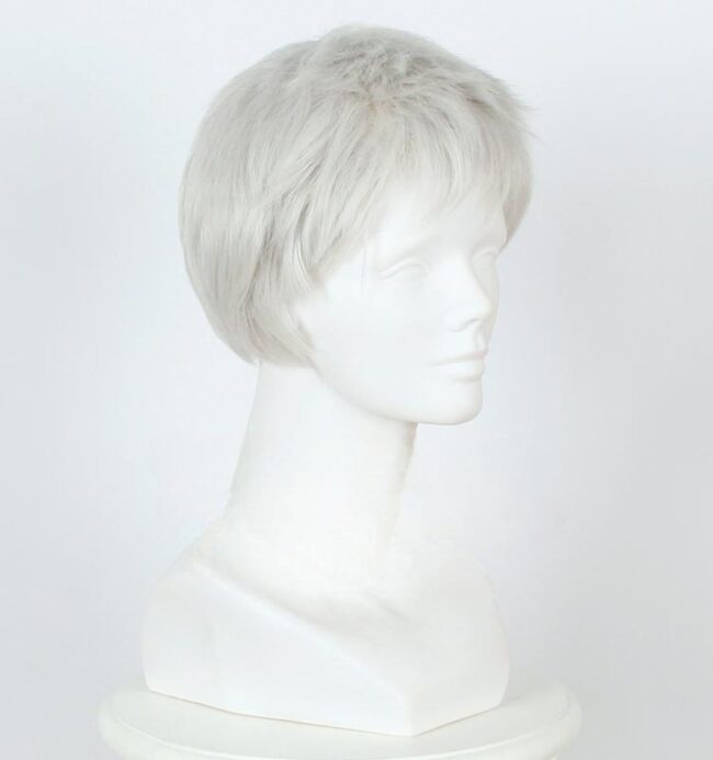 Cosplay Wig Compatible with Overwatch SOLDIER:76 Character Wig Halloween props Suitable for role-playing Heat Resistant Stylable Multiple Bright Colors Gift for Comic Exhibition Enthusiasts Holiday - Image 4