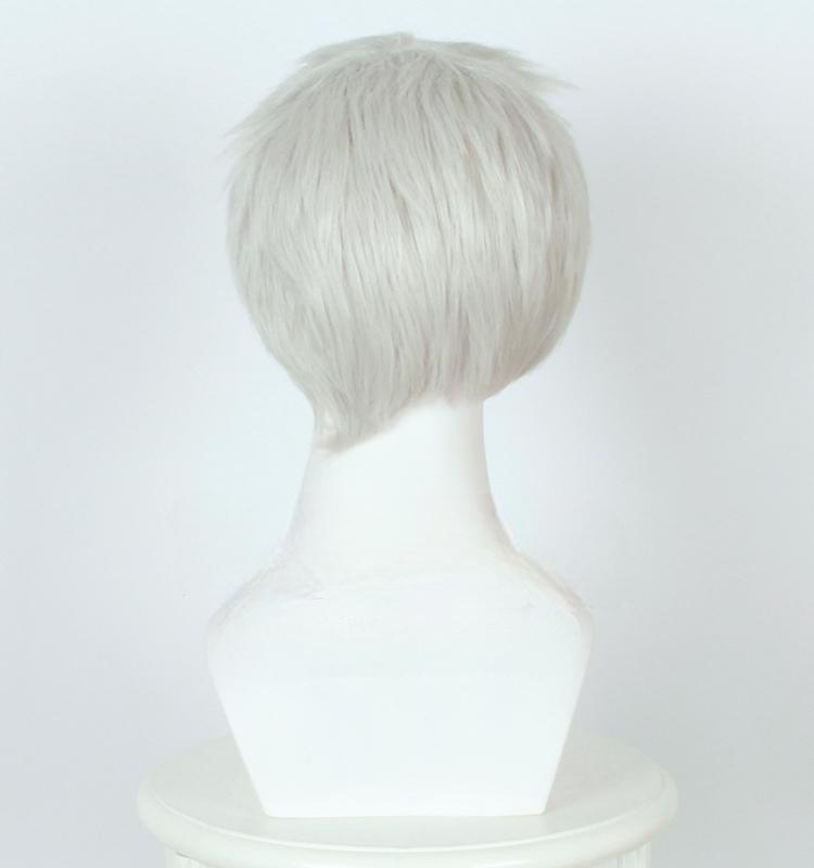 Cosplay Wig Compatible with Overwatch SOLDIER:76 Character Wig Halloween props Suitable for role-playing Heat Resistant Stylable Multiple Bright Colors Gift for Comic Exhibition Enthusiasts Holiday - Image 3