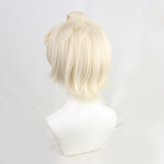 Cosplay Wig Genshin impact Bennett Character Wig Halloween props Suitable for role-playing Heat Resistant Stylable Multiple Bright Colors Gift for Comic Exhibition Enthusiasts Holiday - Image 2
