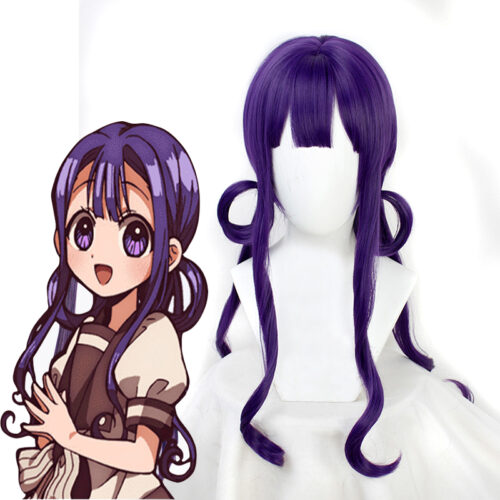 Cosplay Wig Compatible with Toilet-bound Hanako-kun Akane Aoi Character Wig Suitable for role-playing Heat Resistant Stylable Multiple Bright Colors Gift for Comic Exhibition Enthusiasts Holiday