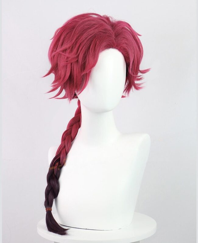 Cosplay Wig Compatible with Link Click Vein Character Wig Halloween props Suitable for role-playing Heat Resistant Stylable Multiple Bright Colors Gift for Comic Exhibition Enthusiasts Holiday - Image 4