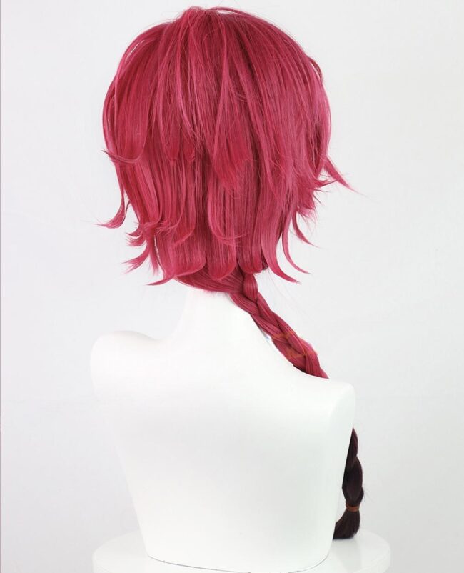 Cosplay Wig Compatible with Link Click Vein Character Wig Halloween props Suitable for role-playing Heat Resistant Stylable Multiple Bright Colors Gift for Comic Exhibition Enthusiasts Holiday - Image 6
