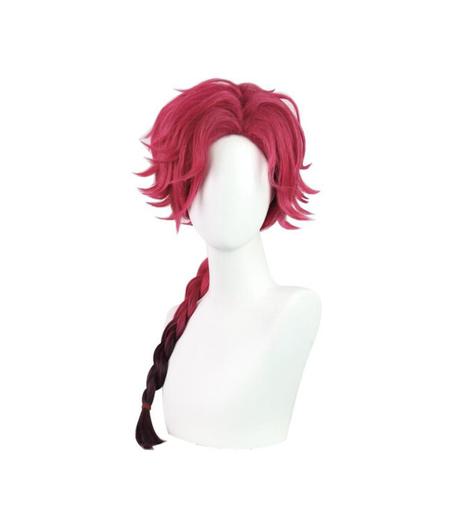Cosplay Wig Compatible with Link Click Vein Character Wig Halloween props Suitable for role-playing Heat Resistant Stylable Multiple Bright Colors Gift for Comic Exhibition Enthusiasts Holiday - Image 7