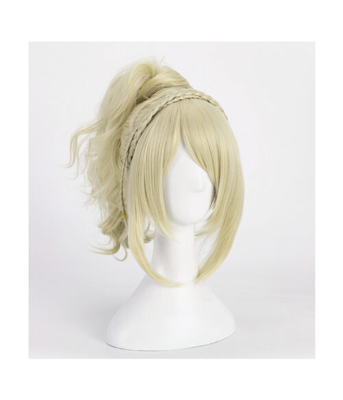 Cosplay Wig Final Fantasy Lunafreya Nox Fleuret Character Wig Halloween props Suitable for role-playing Heat Resistant Stylable Multiple Bright Colors Gift for Comic Exhibition Enthusiasts Holiday