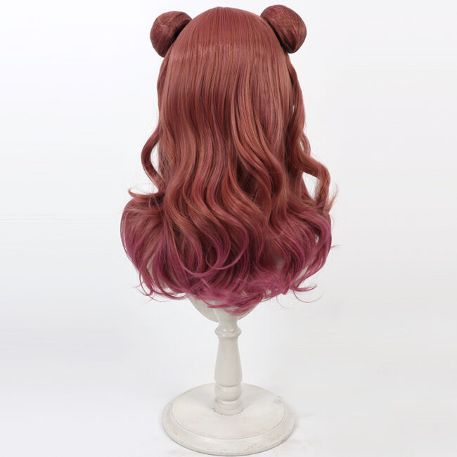 Cosplay Wig THE IDOLM@STER SHINY COLORS Hanami Saki Character Wig Halloween props Suitable for role-playing Heat Resistant Stylable Multiple Bright Colors Gift for Comic Exhibition Enthusiasts Holiday - Image 3