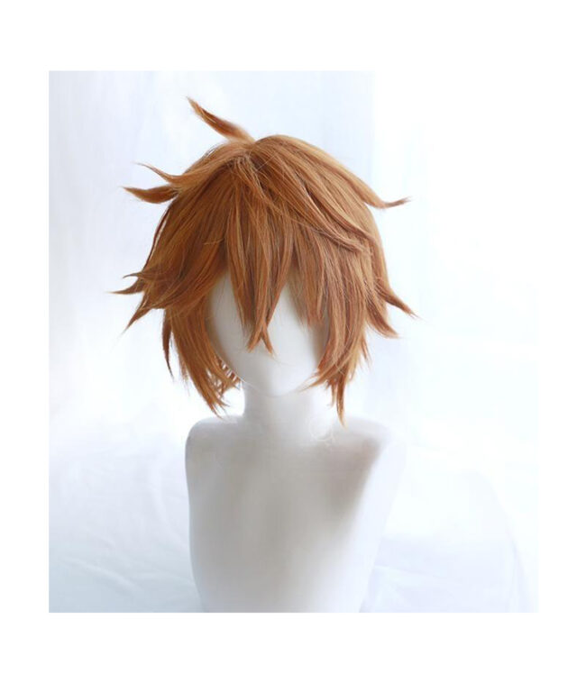Cosplay Wig Genshin impact Ajax Character Wig Halloween props Suitable for role-playing Heat Resistant Stylable Multiple Bright Colors Gift for Comic Exhibition Enthusiasts Holiday - Image 4