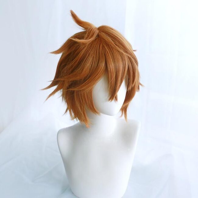 Cosplay Wig Genshin impact Ajax Character Wig Halloween props Suitable for role-playing Heat Resistant Stylable Multiple Bright Colors Gift for Comic Exhibition Enthusiasts Holiday - Image 5