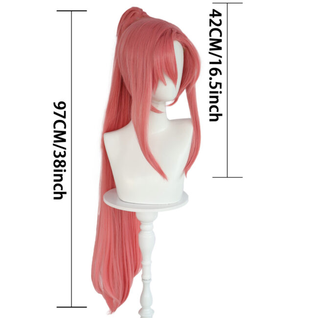 Cosplay Wig Mobile Suit Lacus Clyne Character Wig Halloween props Suitable for role-playing Heat Resistant Stylable Multiple Bright Colors Gift for Comic Exhibition Enthusiasts Holiday - Image 6